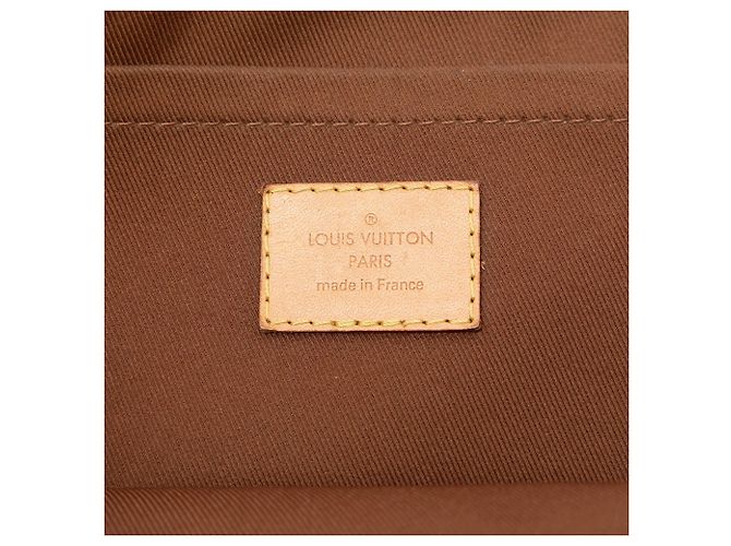 Clutch Louis Vuitton Monogram Etui Voyage MM Marrone - vista 6