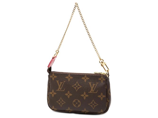 Borsa mini pochette accessori Louis Vuitton Monogram Vivienne Christmas Roller Coaster marrone - vista 2
