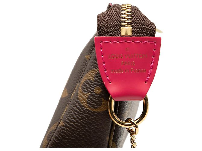 Borsa mini pochette accessori Louis Vuitton Monogram Vivienne Christmas Roller Coaster marrone - vista 6