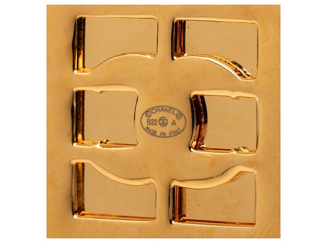 Spilla appuntata 31 Rue Cambon placcata oro Gold Chanel Gold D'oro - vista 3