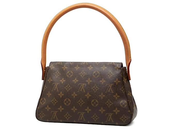 Borsa a tracolla Louis Vuitton Monogram Mini Looping marrone - vista 2