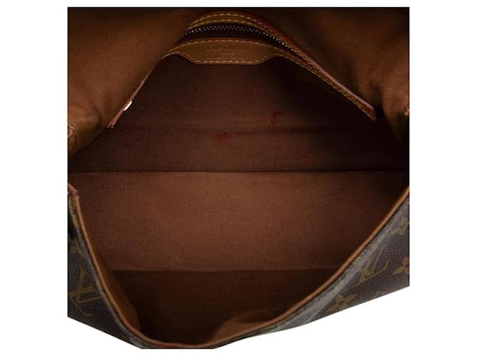 Borsa a tracolla Louis Vuitton Monogram Mini Looping marrone - vista 4