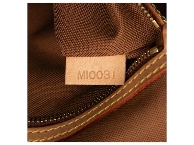 Borsa a tracolla Louis Vuitton Monogram Mini Looping marrone - vista 6