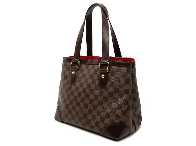 Borsa Tote Louis Vuitton Damier Ebene Hampstead PM marrone - vista 2