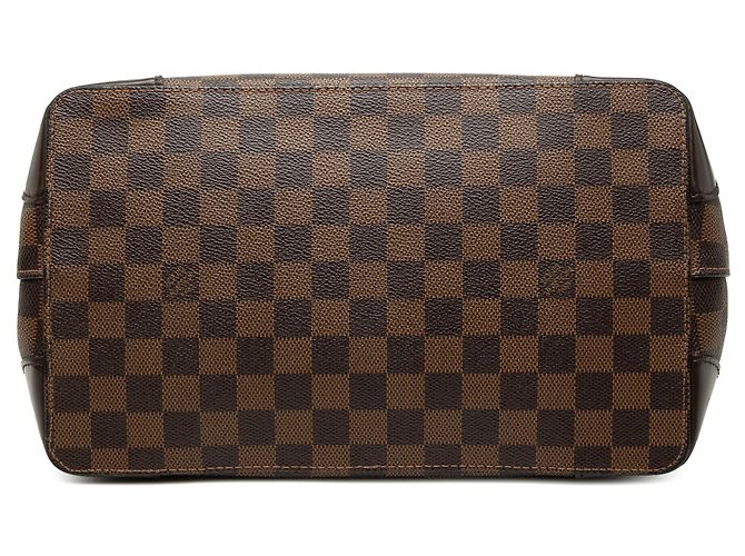 Borsa Tote Louis Vuitton Damier Ebene Hampstead PM marrone - vista 3