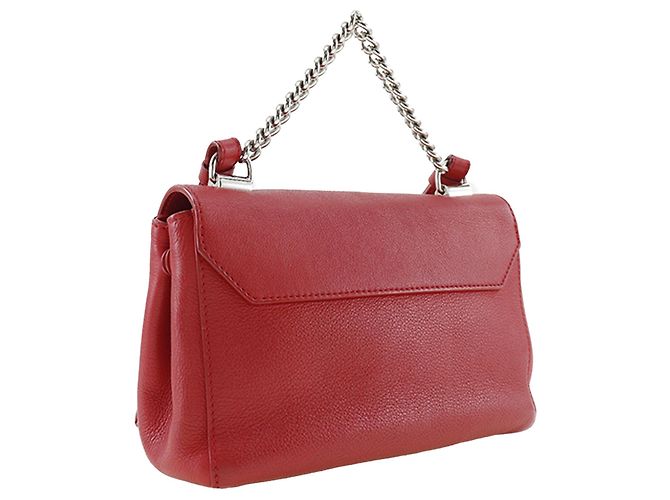 Twist Borsa Lockme II BB in pelle rossa Louis Vuitton Rosso - vista 3