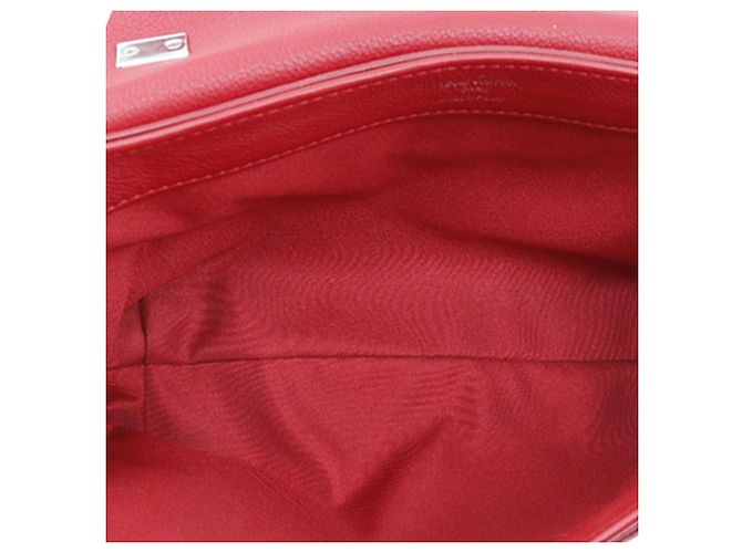 Twist Borsa Lockme II BB in pelle rossa Louis Vuitton Rosso - vista 4