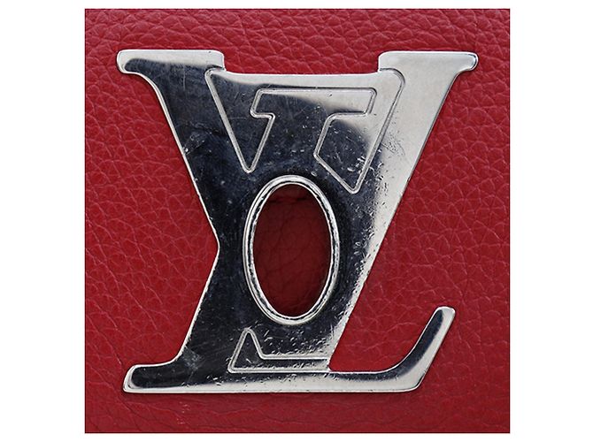 Twist Borsa Lockme II BB in pelle rossa Louis Vuitton Rosso - vista 7