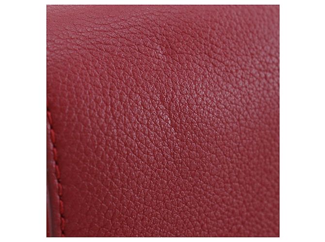 Twist Borsa Lockme II BB in pelle rossa Louis Vuitton Rosso - vista 8