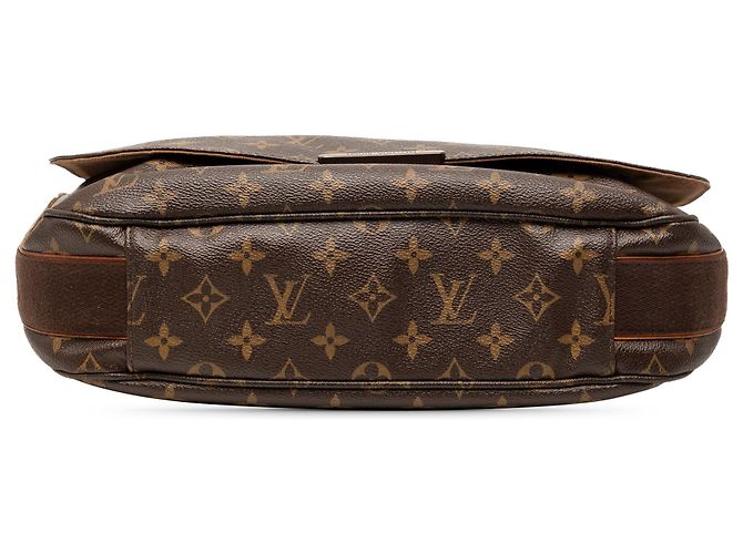Borsa a tracolla Louis Vuitton Monogram Beaubourg Messenger MM marrone - vista 3