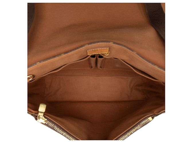 Borsa a tracolla Louis Vuitton Monogram Beaubourg Messenger MM marrone - vista 4