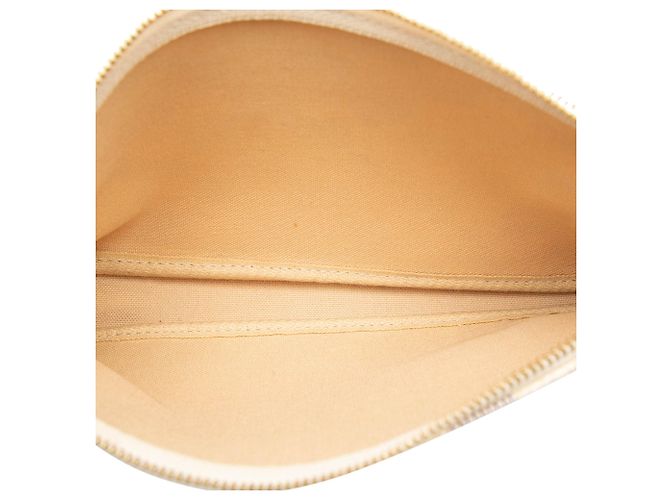 Borsa a tracolla Pochette Accessoires in Damier Azur bianco Louis Vuitton - vista 4