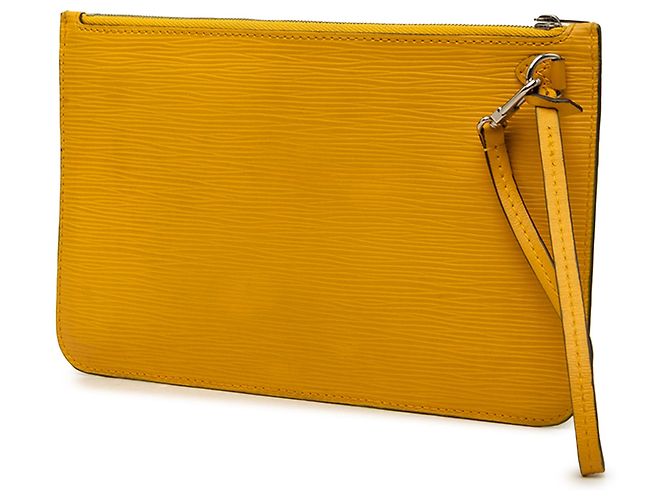 Pouch Louis Vuitton Epi Neverfull Giallo - vista 2