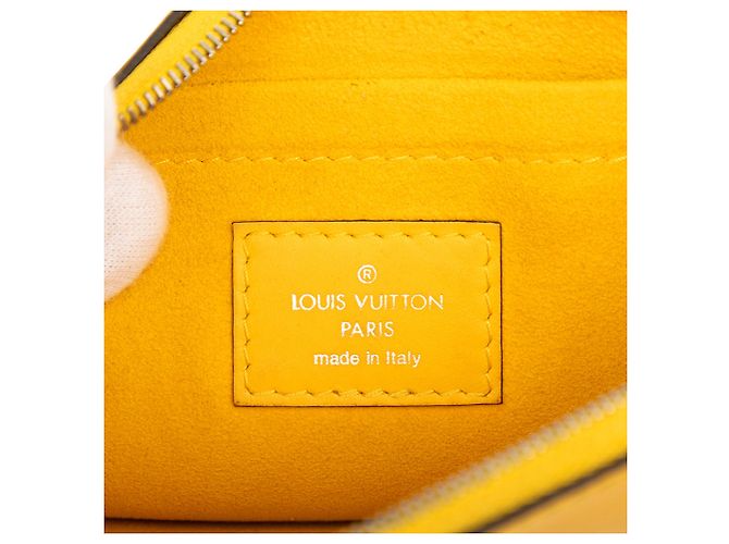 Pouch Louis Vuitton Epi Neverfull Giallo - vista 5