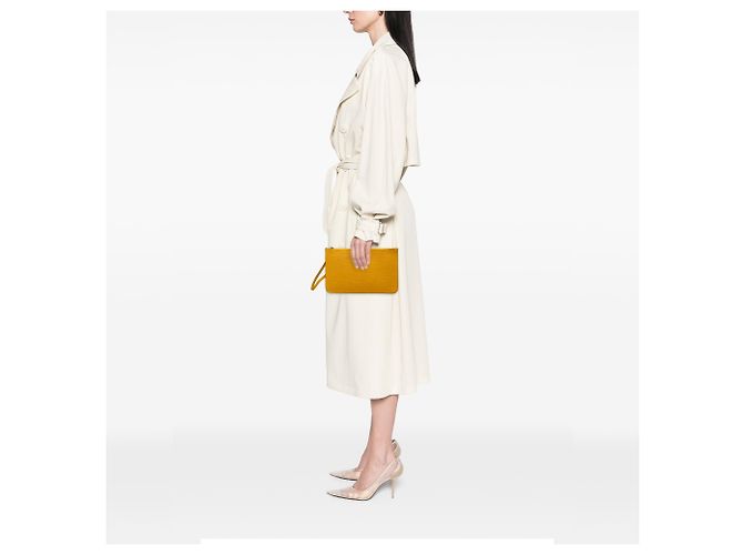 Pouch Louis Vuitton Epi Neverfull Giallo - vista 6