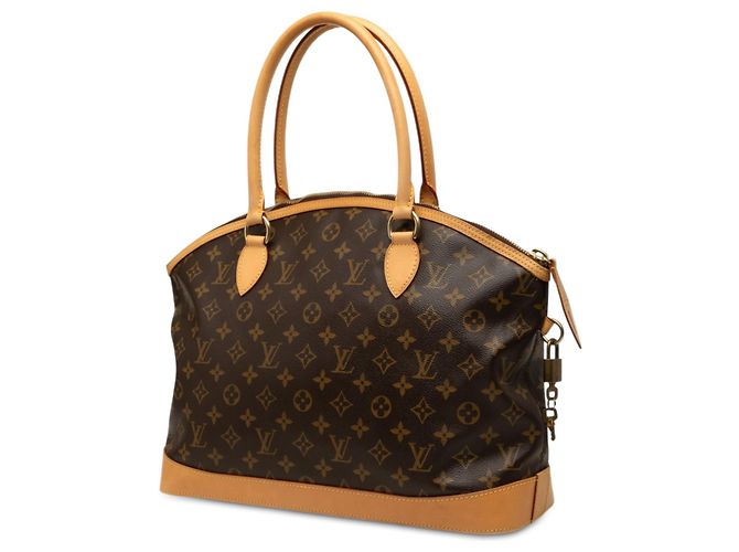 Borsa a mano orizzontale Louis Vuitton Monogram Lockit marrone - vista 2