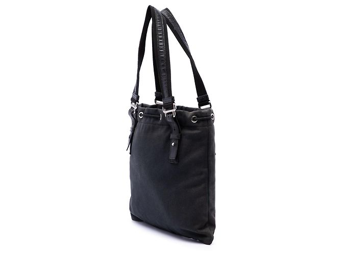 Tote Kahala in denim con monogramma nero Small Saint Laurent - vista 2