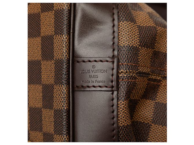 Borsa da viaggio Louis Vuitton Damier Ebene West End PM marrone - vista 5