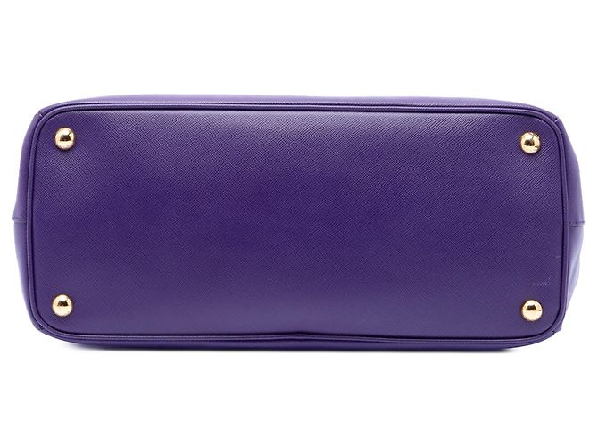 Borsa Prada Medium Saffiano Lux Galleria Double Zip Viola Porpora - vista 3