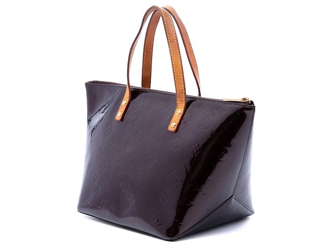 Borsa Louis Vuitton Monogram Vernis Bellevue PM Viola Porpora - vista 2