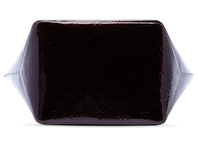 Borsa Louis Vuitton Monogram Vernis Bellevue PM Viola Porpora - vista 3