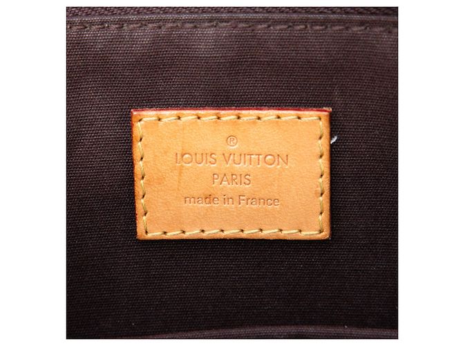 Borsa Louis Vuitton Monogram Vernis Bellevue PM Viola Porpora - vista 5