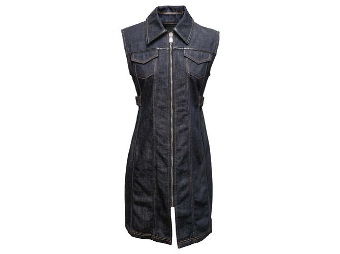 Givenchy Abito blu con zip Taglia FR 36 - vista 4