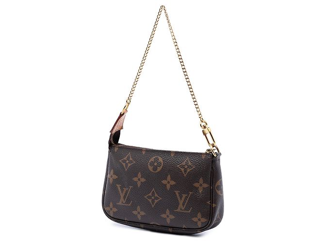 Bolsa Louis Vuitton Monogram Mini Pochette Accessoires marrom - vista 2