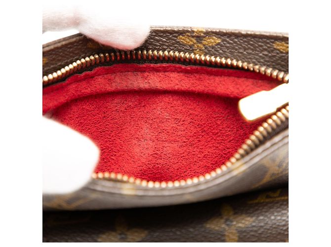 Clutch Louis Vuitton Monogram Partition marrone - vista 5