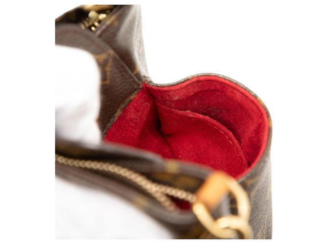 Clutch Louis Vuitton Monogram Partition marrone - vista 6