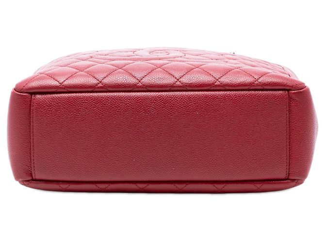 Tote Verticale Chanel Caviar Rosso - vista 3