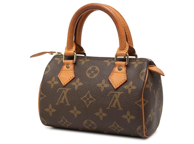 Sac à main Louis Vuitton Monogram Mini Speedy HL marron - vue 2