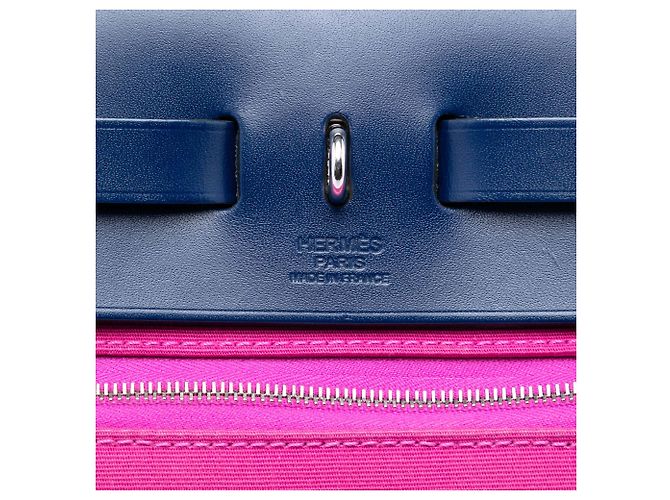 Borsa Hermès Toile Herbag Zip 31 rosa - vista 5