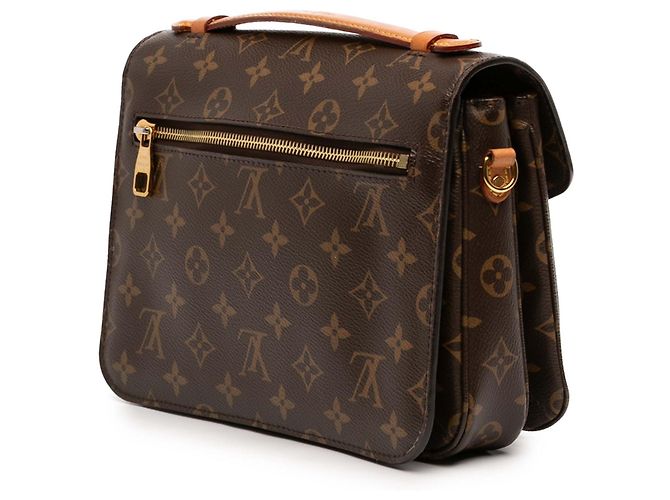 Borsa Louis Vuitton Monogram Pochette Metis marrone - vista 2