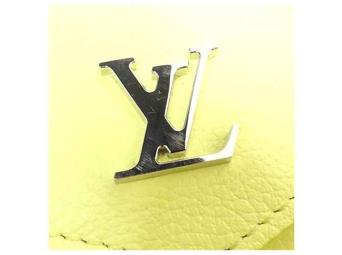 Cartera Louis Vuitton Taurillon Lockmini amarilla Amarillo - vista 7