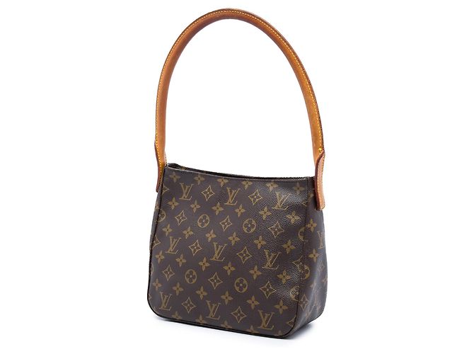 Borsa a tracolla Louis Vuitton Monogram Looping MM marrone - vista 2
