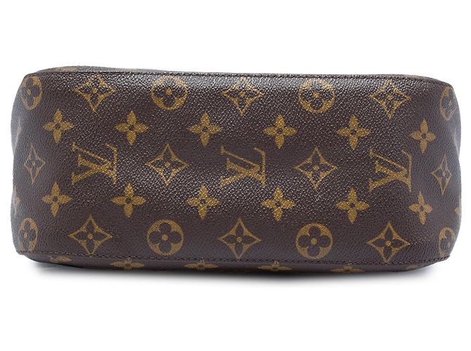 Borsa a tracolla Louis Vuitton Monogram Looping MM marrone - vista 3