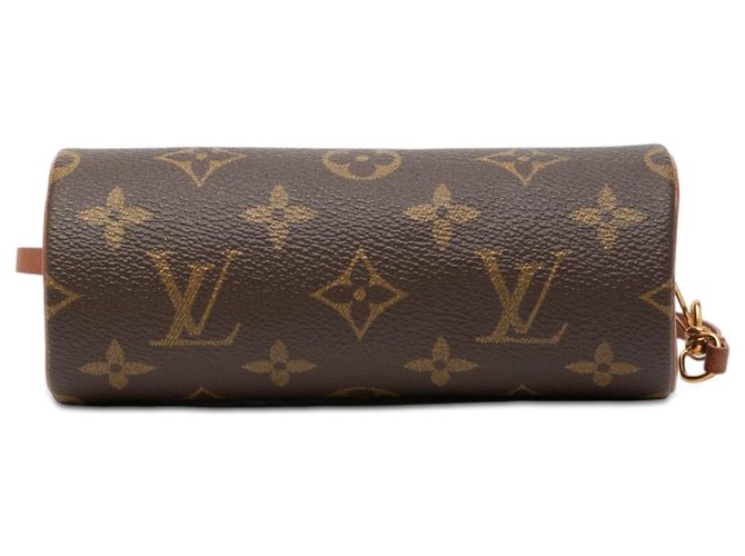 Borsa Louis Vuitton Monogram Papillon Pochette marrone - vista 3