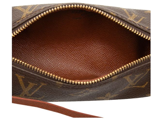 Borsa Louis Vuitton Monogram Papillon Pochette marrone - vista 4