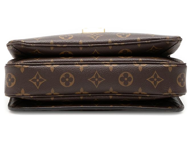 Borsa Louis Vuitton Monogram Pochette Metis marrone - vista 3