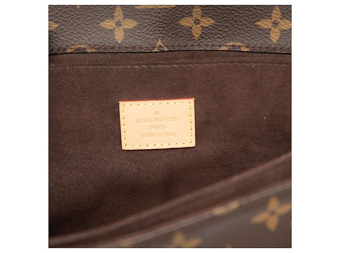 Borsa Louis Vuitton Monogram Pochette Metis marrone - vista 5