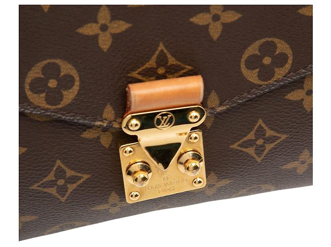 Borsa Louis Vuitton Monogram Pochette Metis marrone - vista 7