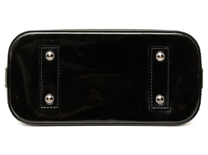 Borsa Louis Vuitton Monogram Vernis Alma BB Nera Nero - vista 3