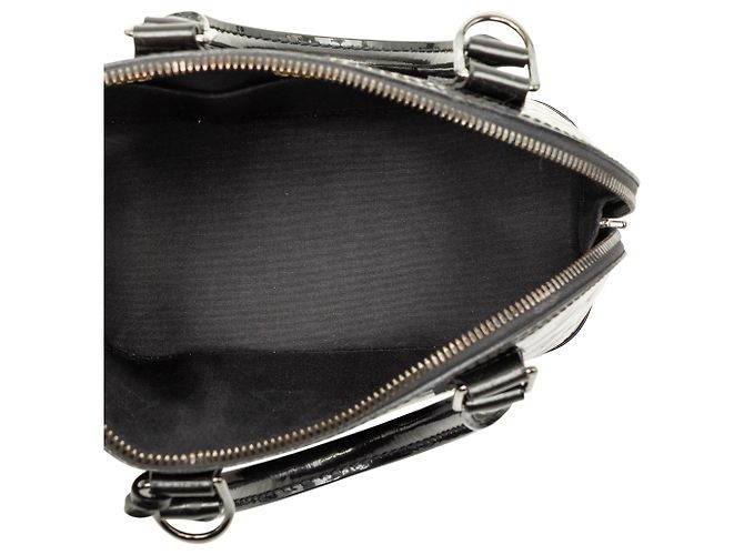 Borsa Louis Vuitton Monogram Vernis Alma BB Nera Nero - vista 4