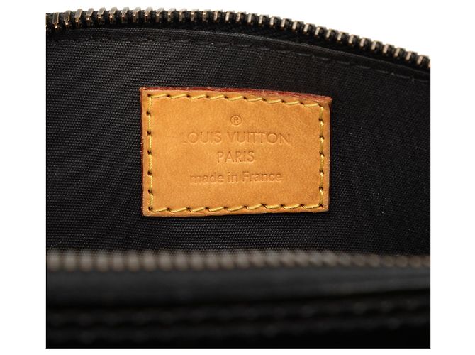 Borsa Louis Vuitton Monogram Vernis Alma BB Nera Nero - vista 5
