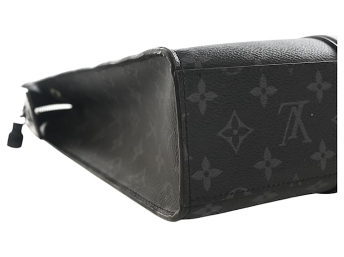 Borsa orizzontale Louis Vuitton Monogram Eclipse nera con cerniera Nero - vista 10