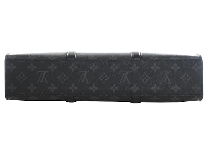 Borsa orizzontale Louis Vuitton Monogram Eclipse nera con cerniera Nero - vista 5