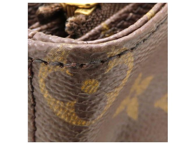 Borsa Cabas Piano Tote Louis Vuitton Monogram Marrone - vista 15