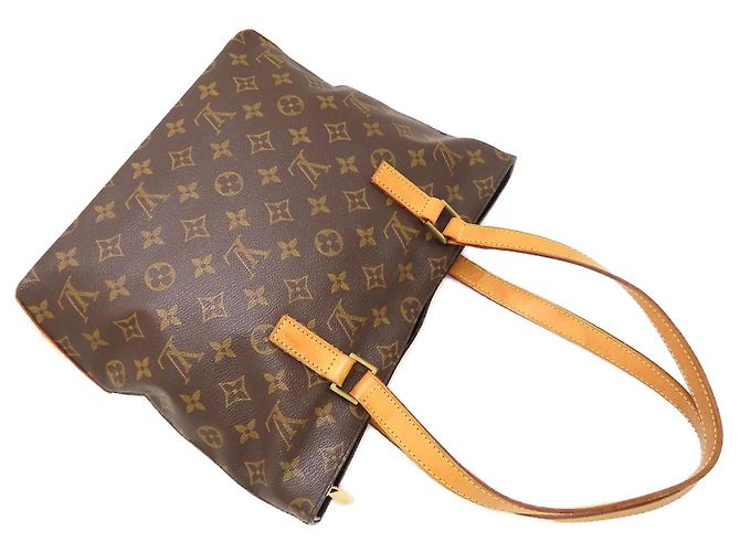 Borsa Cabas Piano Tote Louis Vuitton Monogram Marrone - vista 3