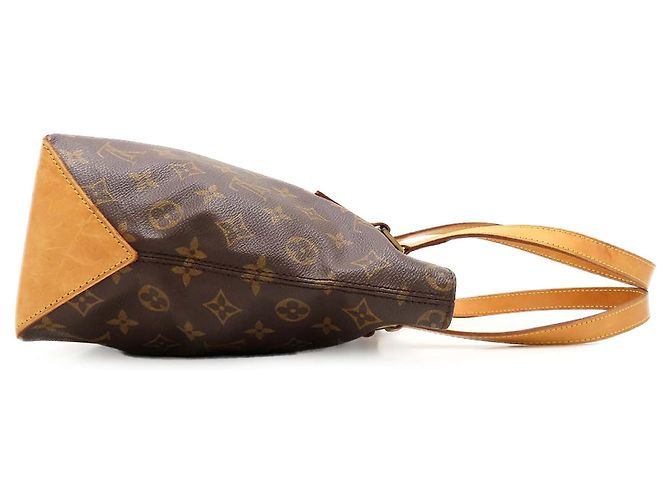 Borsa Cabas Piano Tote Louis Vuitton Monogram Marrone - vista 4